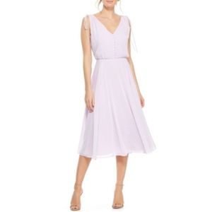 NWT Gal Meets Glam Hilary Dot Chiffon Dress sz 14